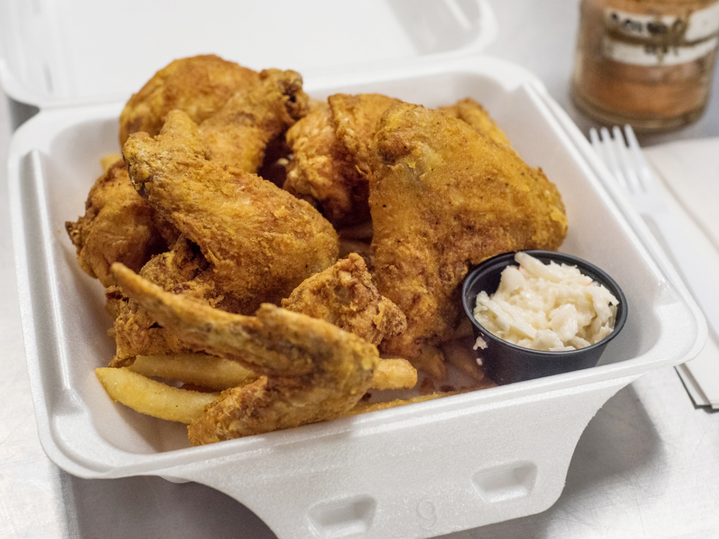 Order Fried Chicken Family Box food online from Dash Seafood store, Baltimore on bringmethat.com