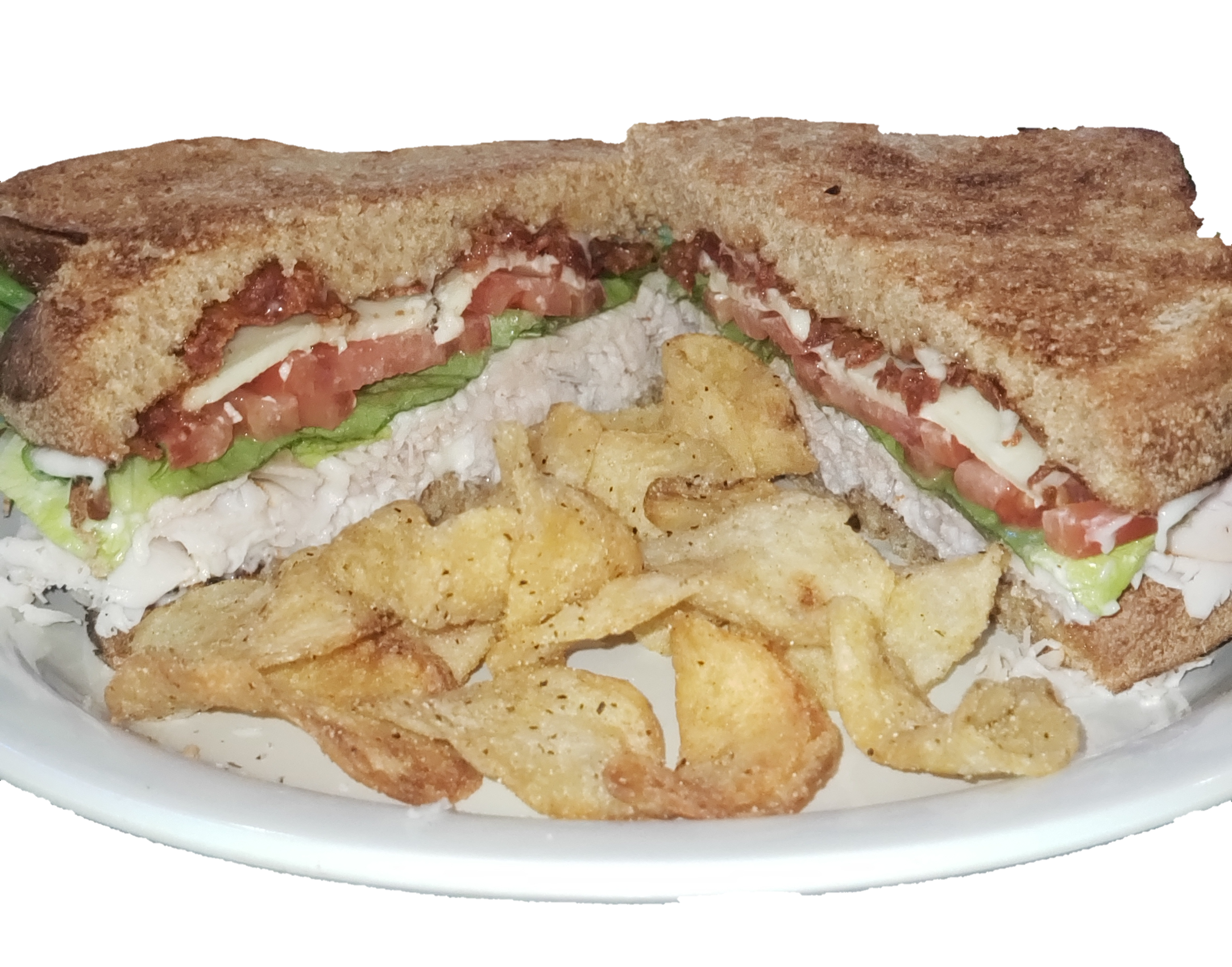 Order BLT Sandwich food online from Jitters Cafe store, North Chili on bringmethat.com