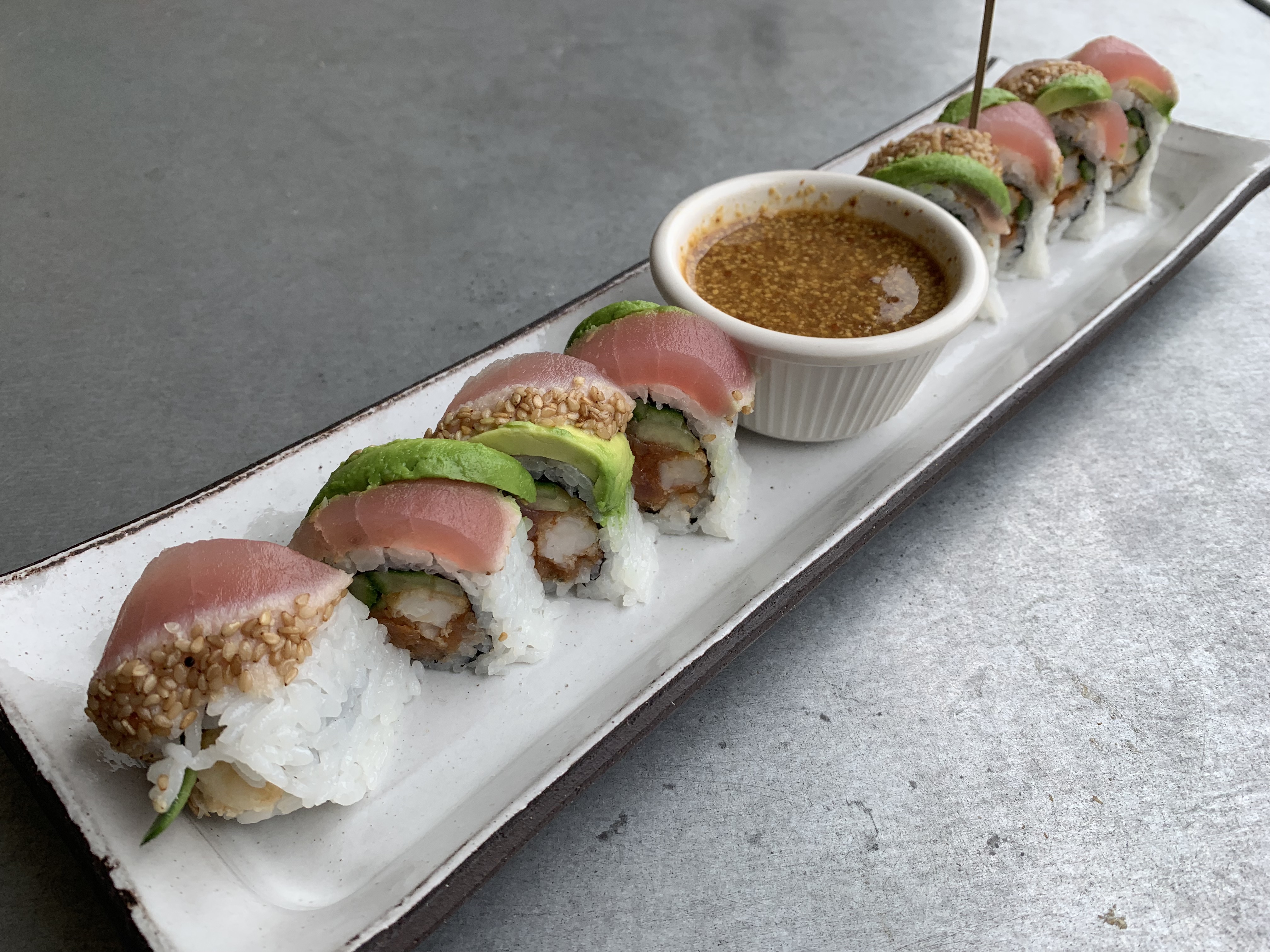 Order Gluten Free Haji Roll food online from Sushi Lounge store, San Diego on bringmethat.com