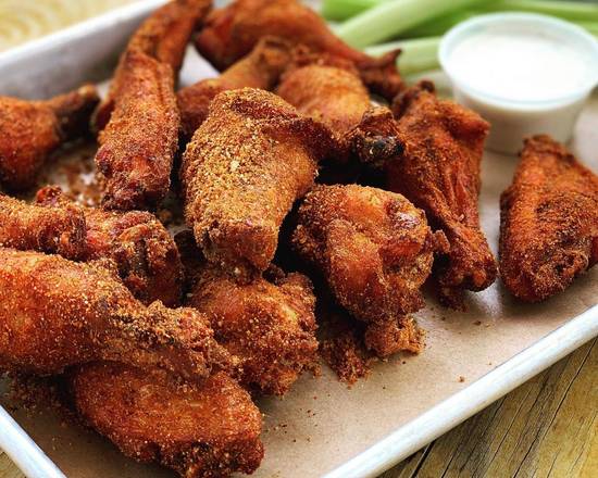 Order x12 Smoked & Fried Wings food online from Old City Barbeque store, Williamsburg on bringmethat.com