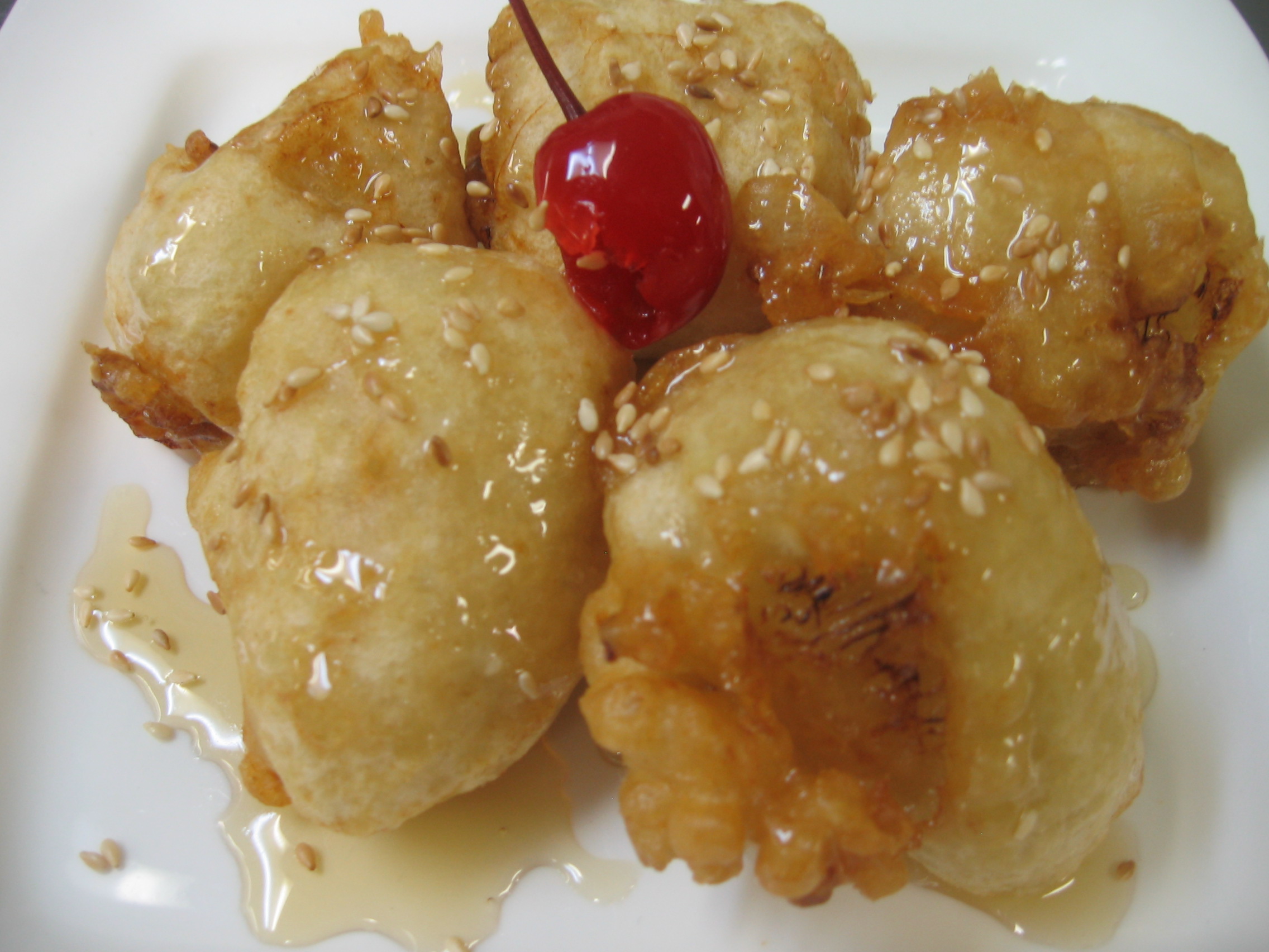 Order Fried Banana  food online from Thai Orchid Restaurant store, ADDISON on bringmethat.com