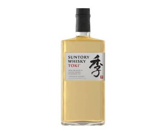 Order Suntory Toki, 750mL whiskey (43.0% ABV) food online from Cold Spring Liquor store, Liberty Hill on bringmethat.com