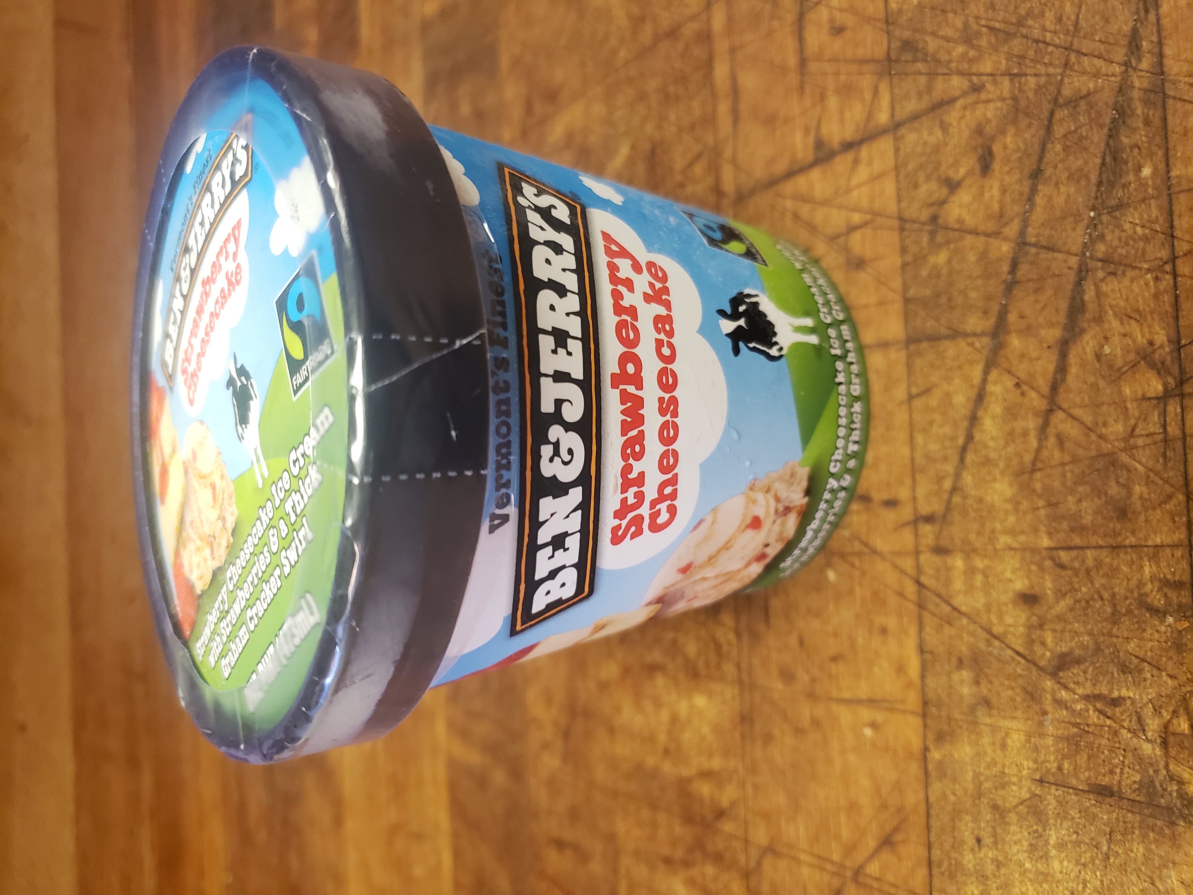 Order Ben & Jerry's  strawberry cheesecake ice cream food online from Minervas Pizza store, Providence on bringmethat.com