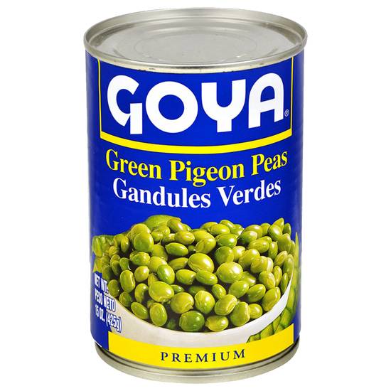 Order Goya Green Pigeon Peas 15oz food online from Everyday Needs by Gopuff store, La Quinta on bringmethat.com