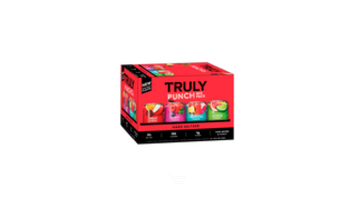Order  TRULY Hard Seltzer Punch Variety Pack, Spiked & Sparkling Water  | 12x 12oz Cans food online from Village Liquor store, Lancaster on bringmethat.com