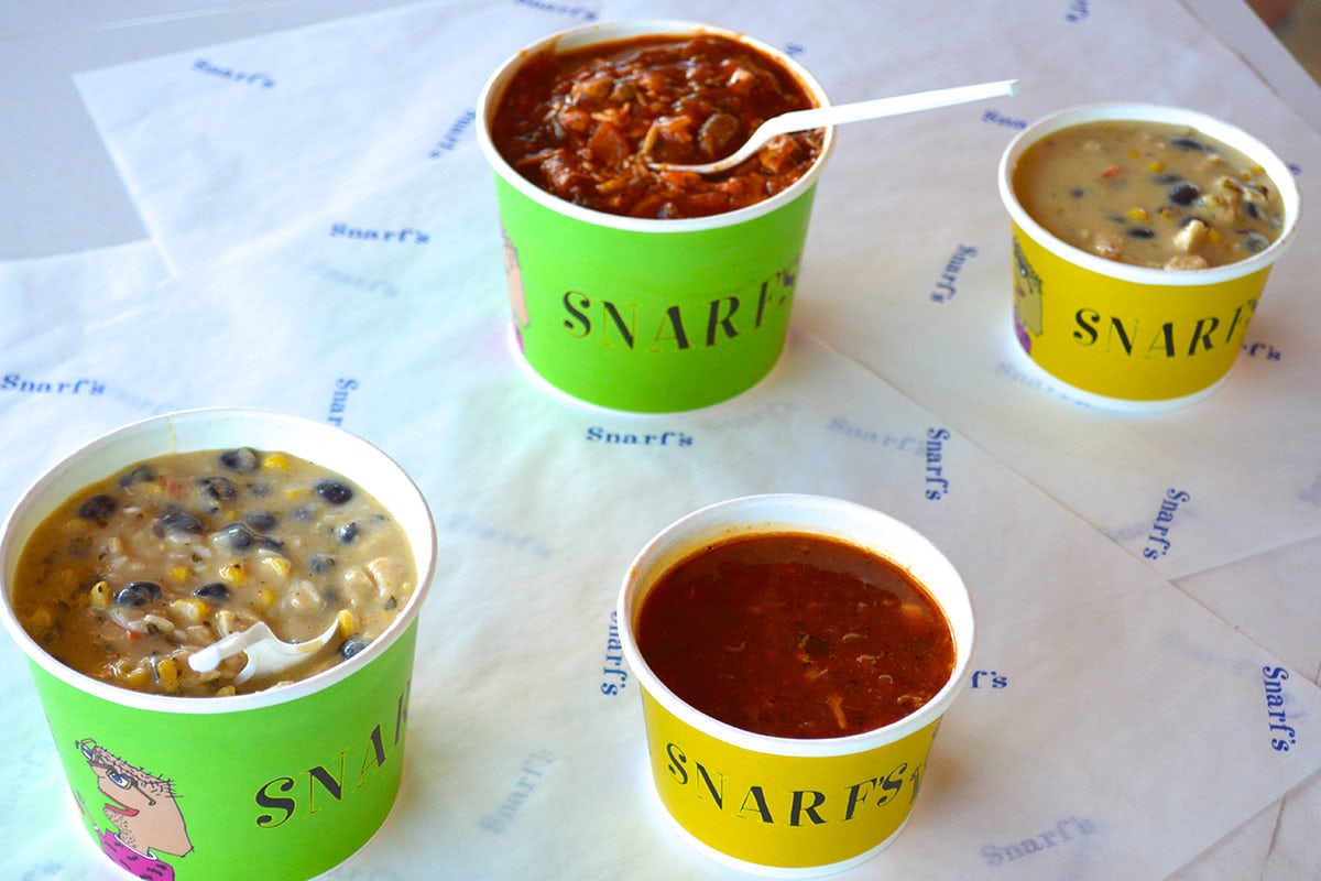 Order Soup of the Day food online from Snarf's store, Austin on bringmethat.com