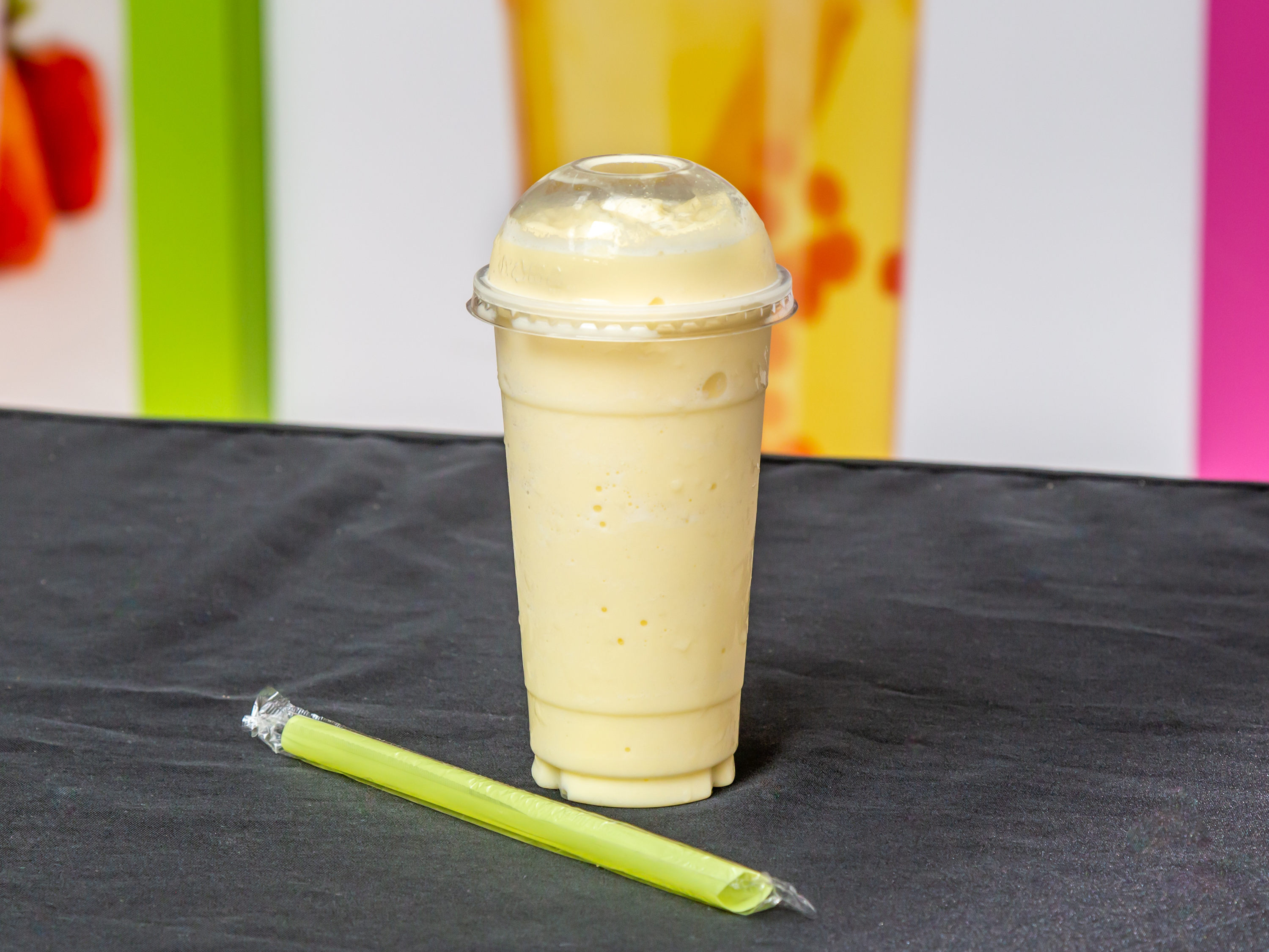 Order Pina Colada with Banana Smoothie food online from Happy Cup Bubble Tea store, Lafayette on bringmethat.com