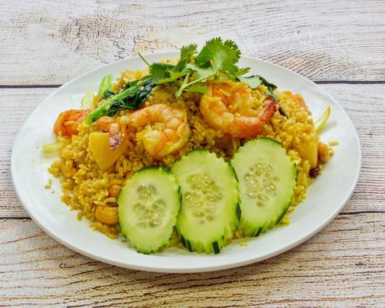 Order Pineapple Fried Rice (khao Pad Sup Pa Rod) food online from Pad Thai Bistro store, Glendale on bringmethat.com