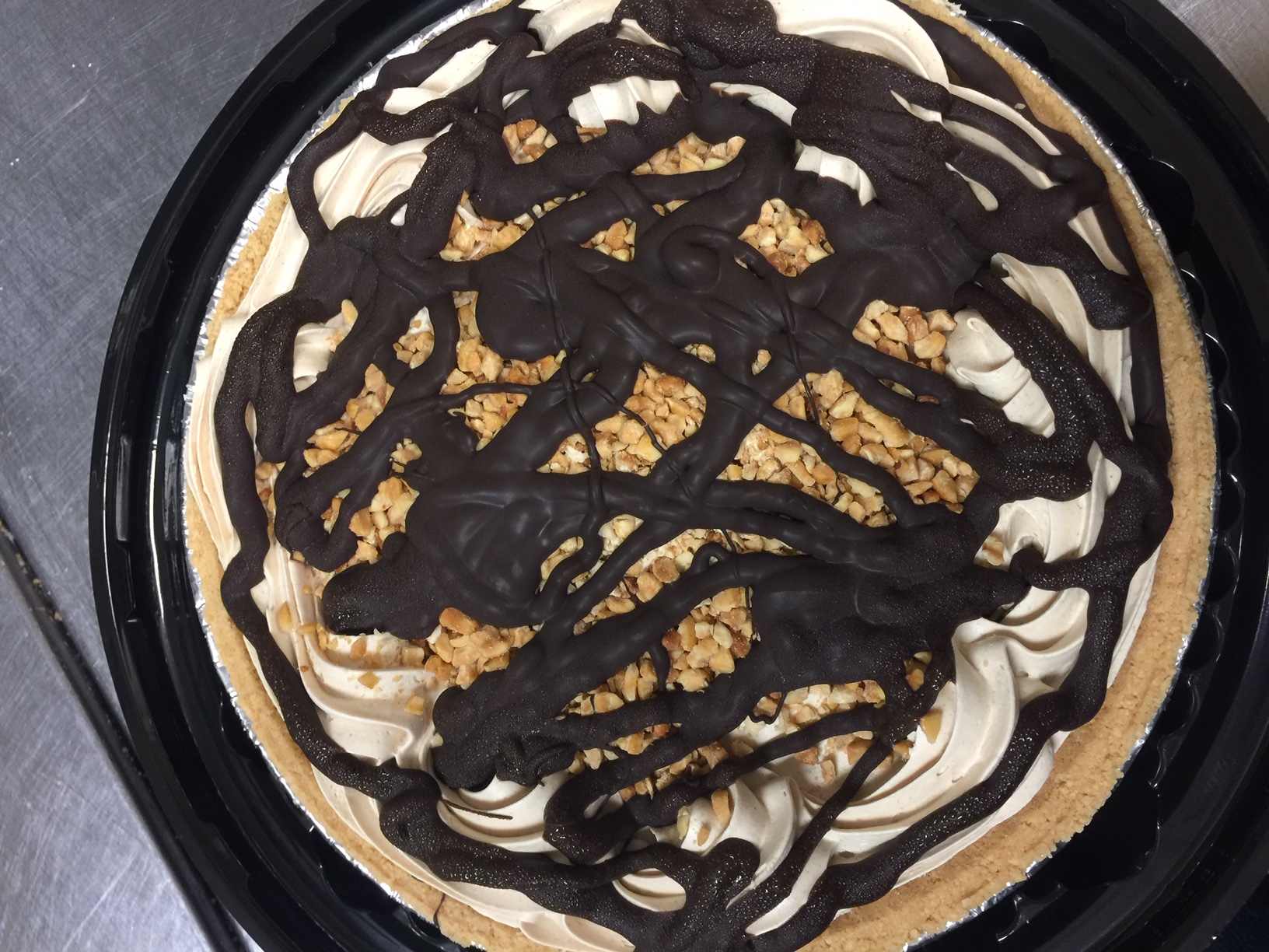Order 9" Peanut Butter Pie food online from Savoia Pastry Shoppe store, Rochester on bringmethat.com