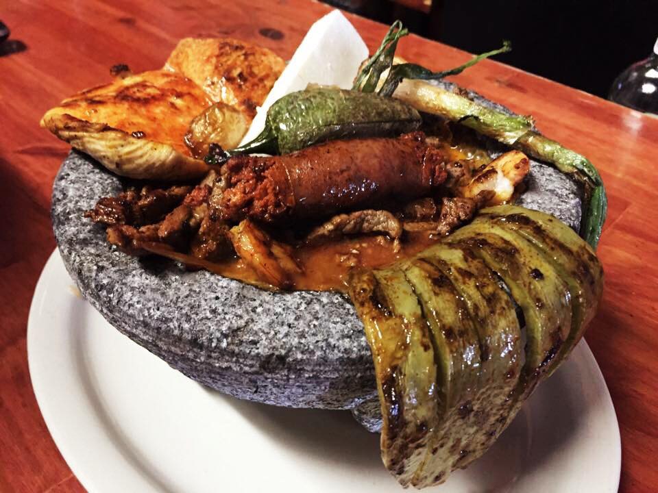 Order Molcajete de Luxo food online from La Cocina Mexicana store, Battle Creek on bringmethat.com