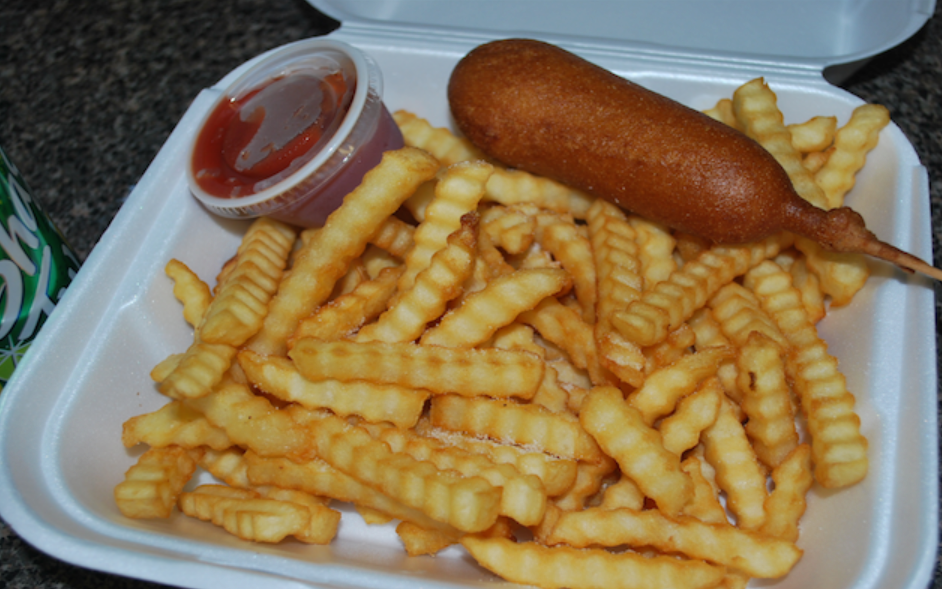 Order 20. Kids Corn Dog food online from Asianchef store, Tulsa on bringmethat.com