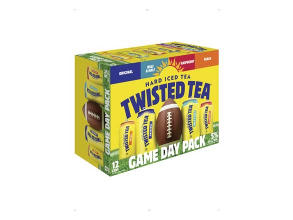 Order Twisted Tea Variety Game Day Pack, Hard Iced Tea - 12x 12oz Cans food online from Liquor & Tobacco store, Batavia on bringmethat.com