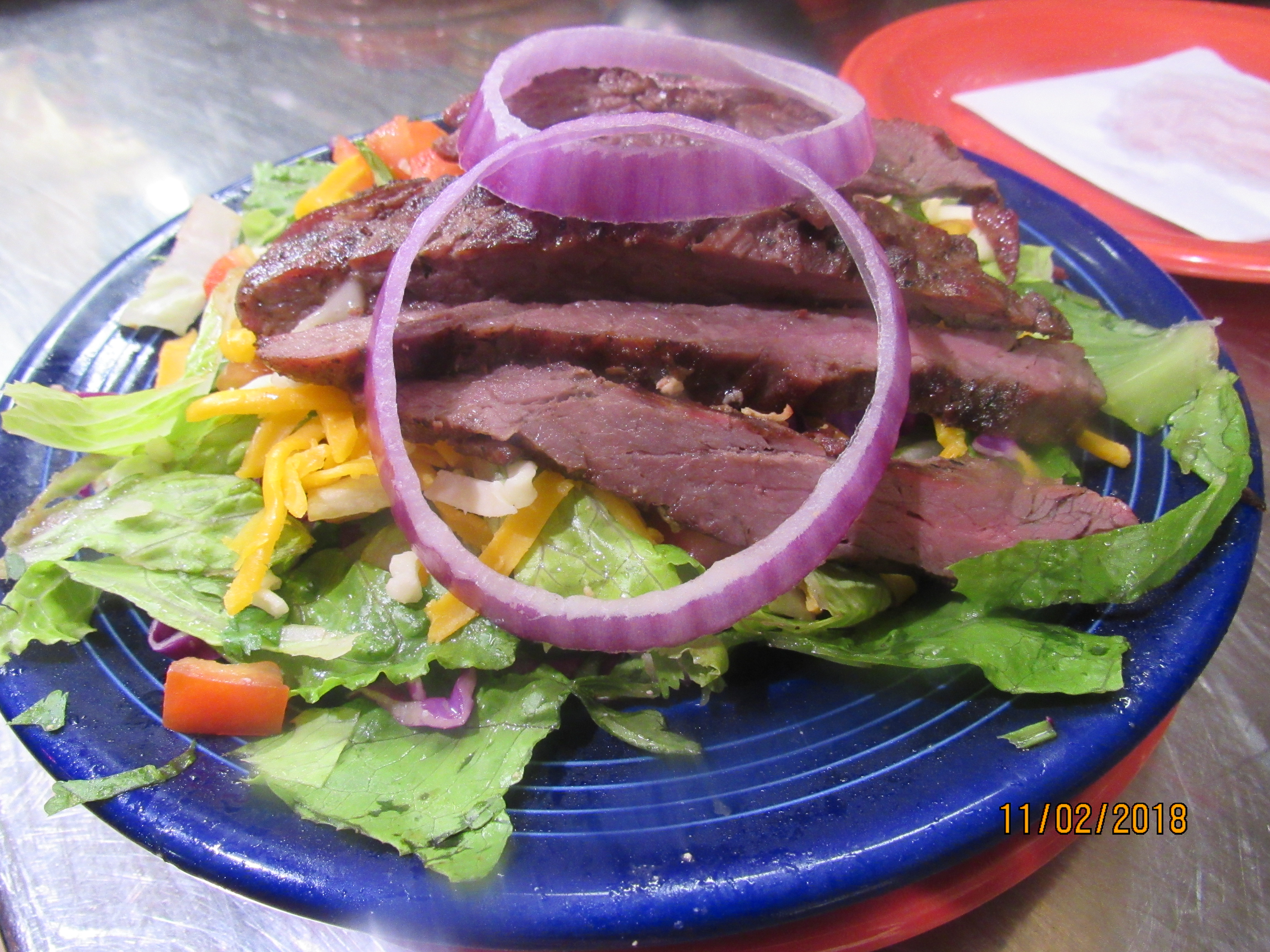Order Fajita Salad food online from Enchilada's store, Dallas on bringmethat.com