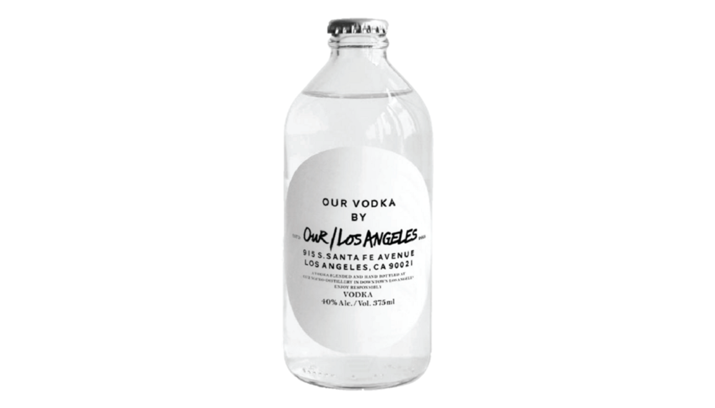 Order Our/Vodka Los Angeles Vodka 375mL food online from Liquor Palace store, Burbank on bringmethat.com