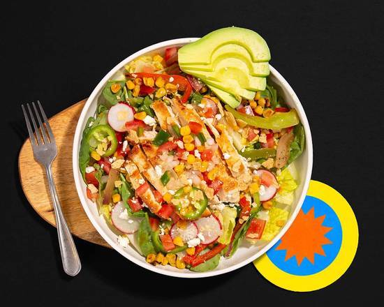 Order Chicken Salad food online from Feisty Burrito Bowls | Mexican store, Hawthorne on bringmethat.com