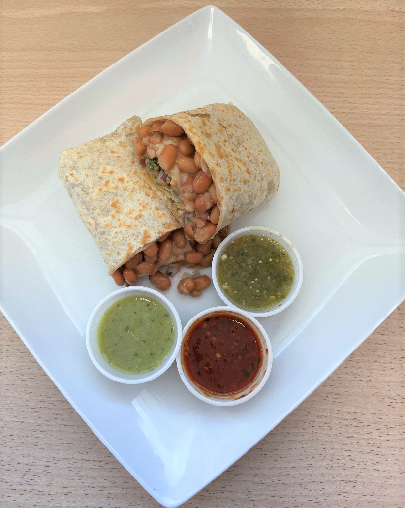 Order Rice and Bean Burrito food online from Taco Express store, Los Angeles on bringmethat.com