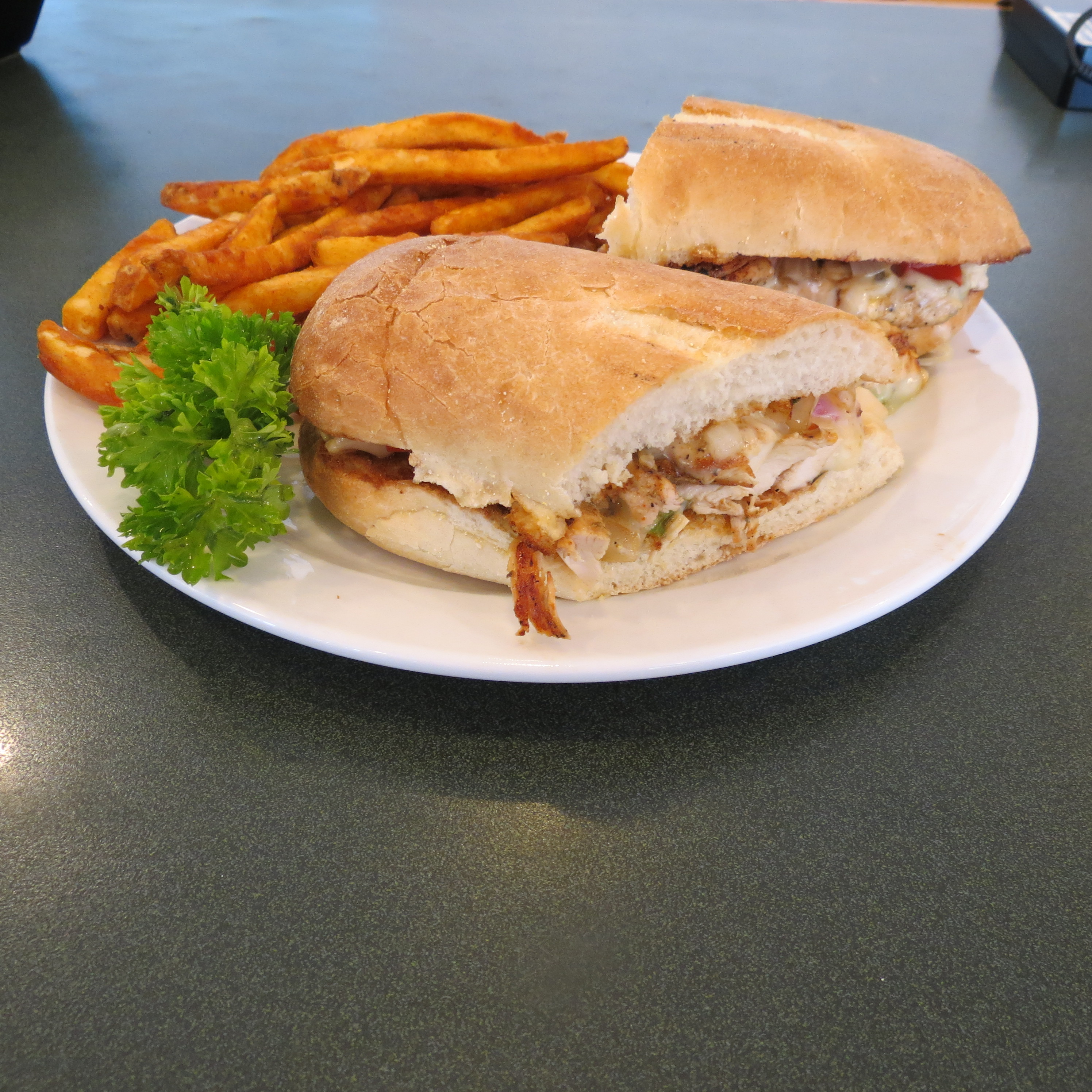 Order Southwest Chicken Sandwich food online from Grand Day Cafe store, Columbus on bringmethat.com