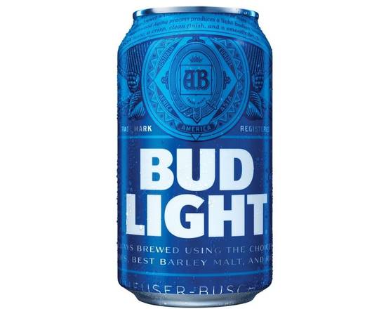 Order Bud Light, Individual 12oz can beer (4.2% ABV) food online from Luckys Liquor store, Los Angeles on bringmethat.com