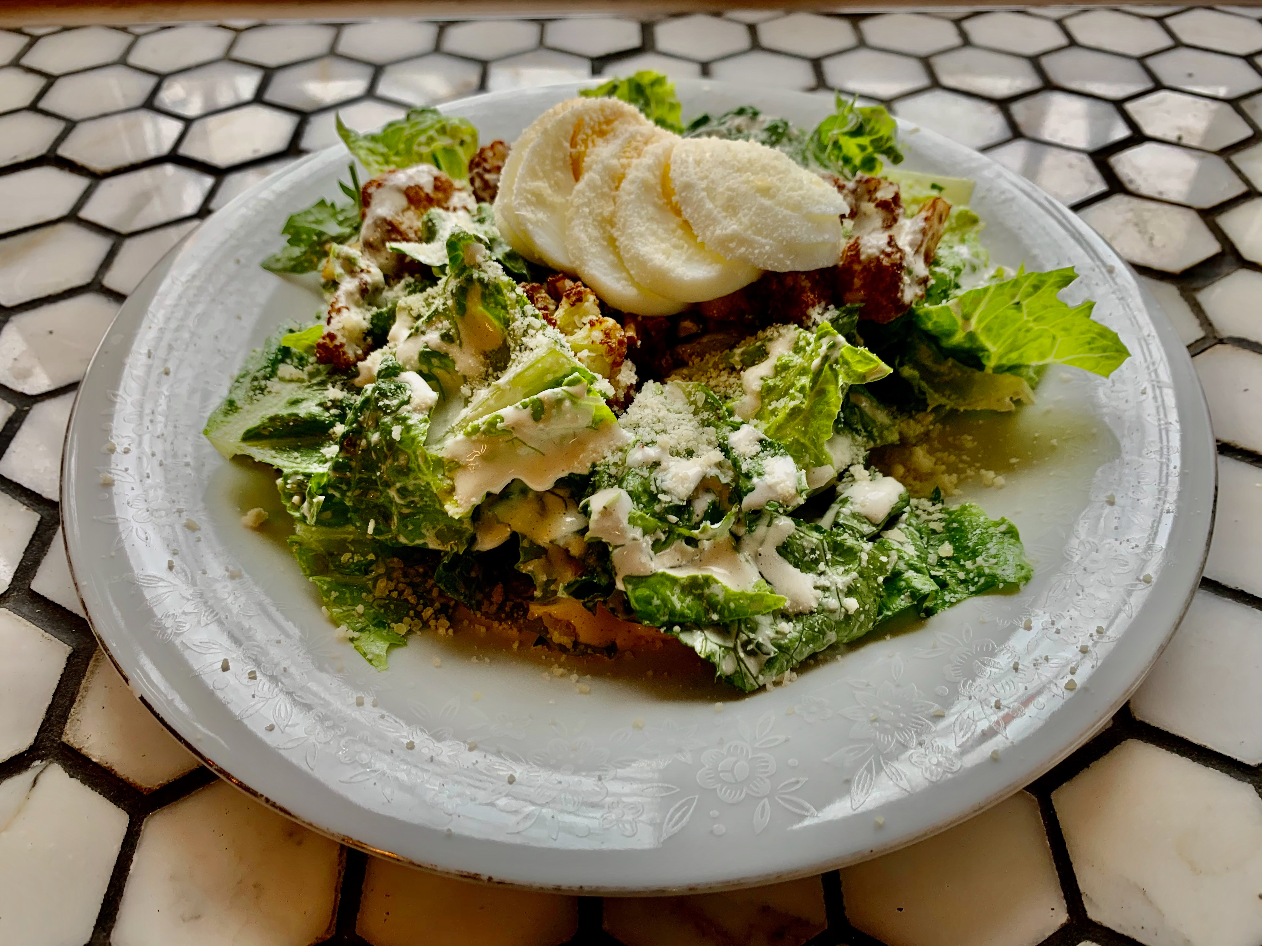 Order Queen Caesar Salad food online from Slice Of Queens store, Brooklyn on bringmethat.com