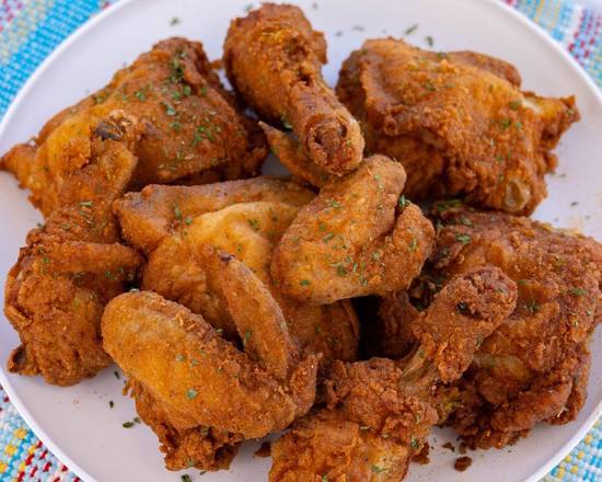 Order *8pc Fried Chicken food online from The Halal Hut store, Centereach on bringmethat.com