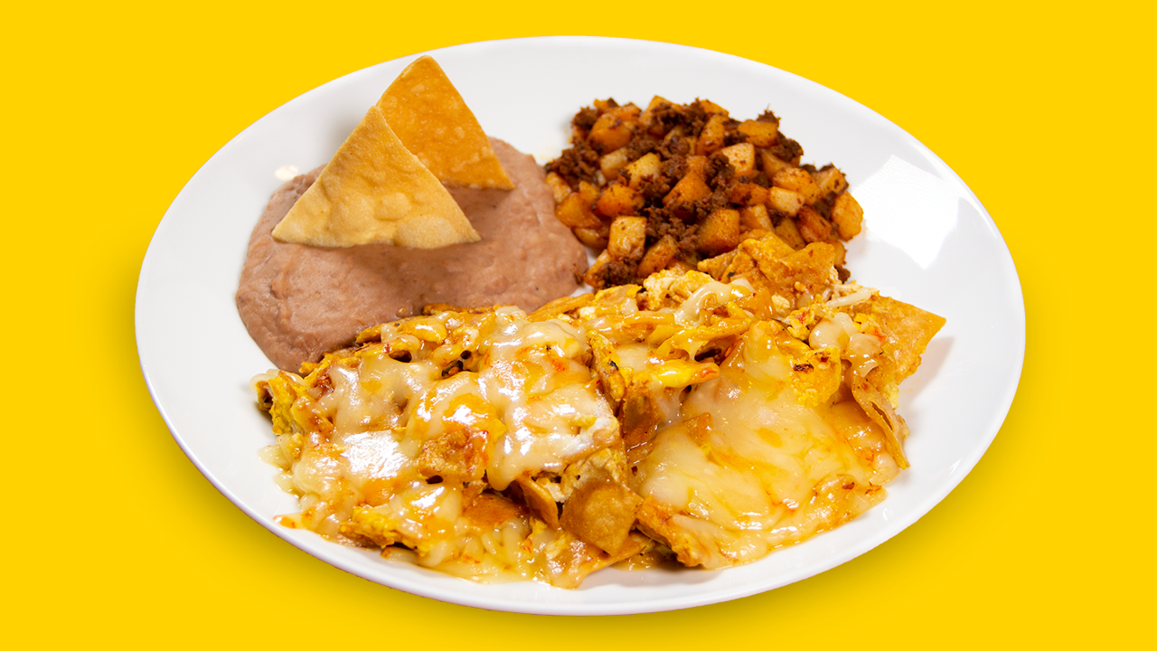 Order Chilaquiles Plate food online from Taco Palenque - North 10th store, Mcallen on bringmethat.com