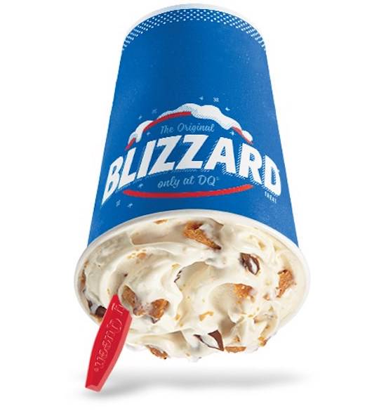 Order Butterfinger® Blizzard® Treat food online from Dairy Queen store, League City on bringmethat.com