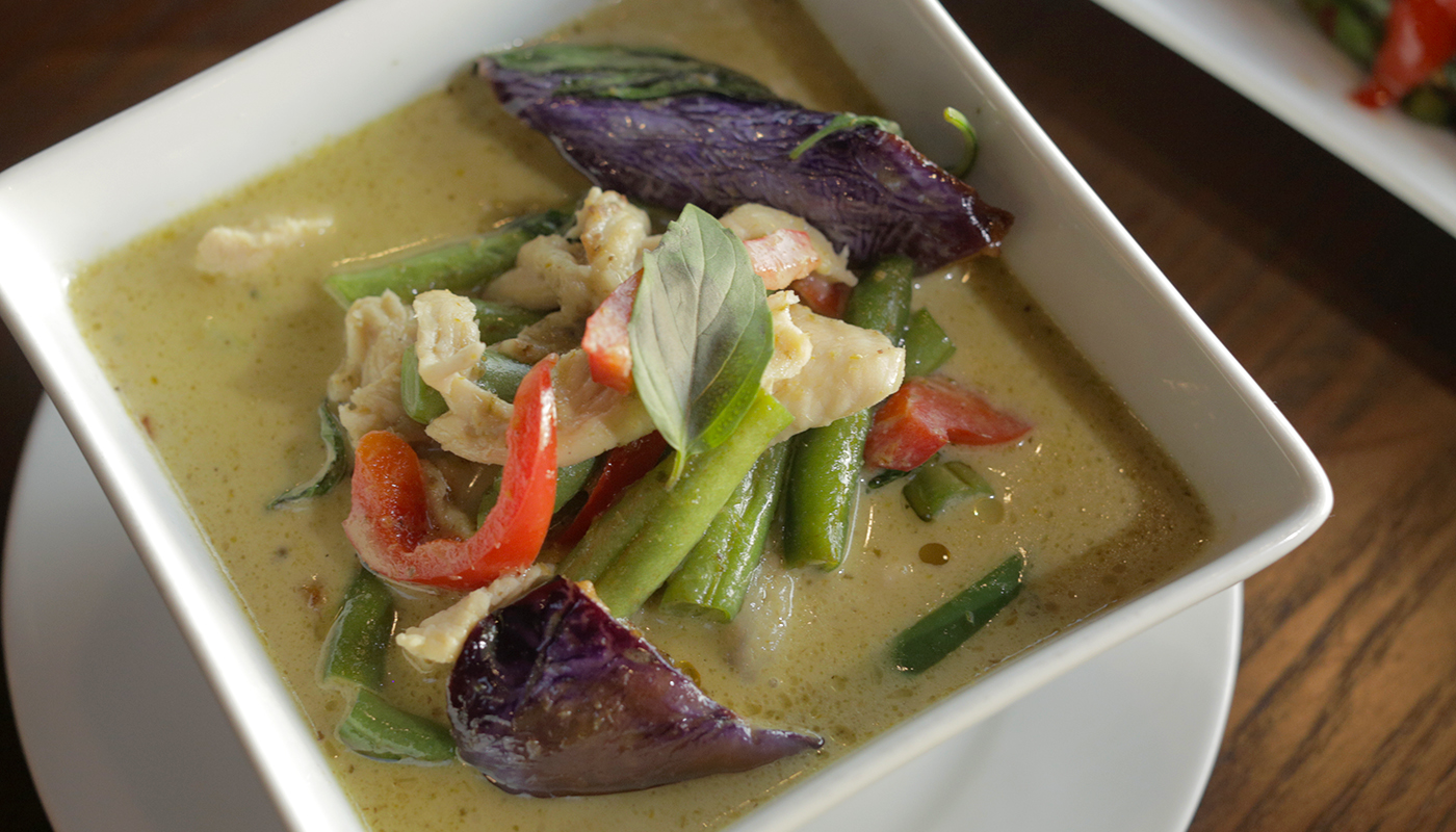 Order Green Curry with Eggplant food online from Thai Corner store, Berkeley on bringmethat.com