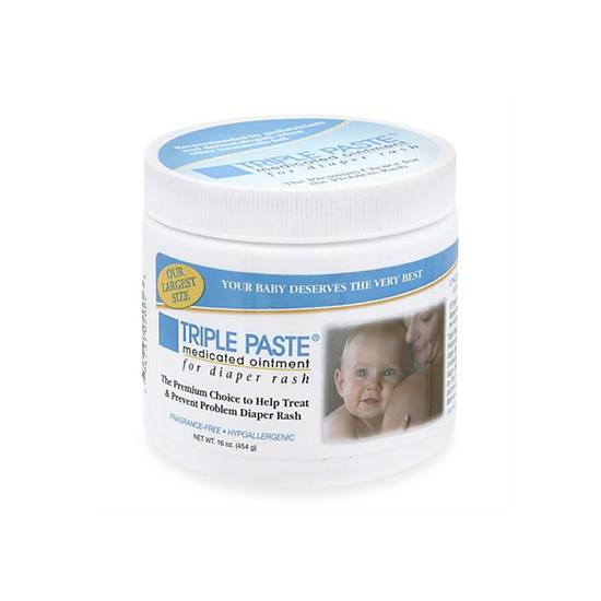 Order Triple Paste® 16-Ounce Medicated Diaper Rash Ointment food online from Bed Bath &Amp; Beyond store, Portsmouth on bringmethat.com