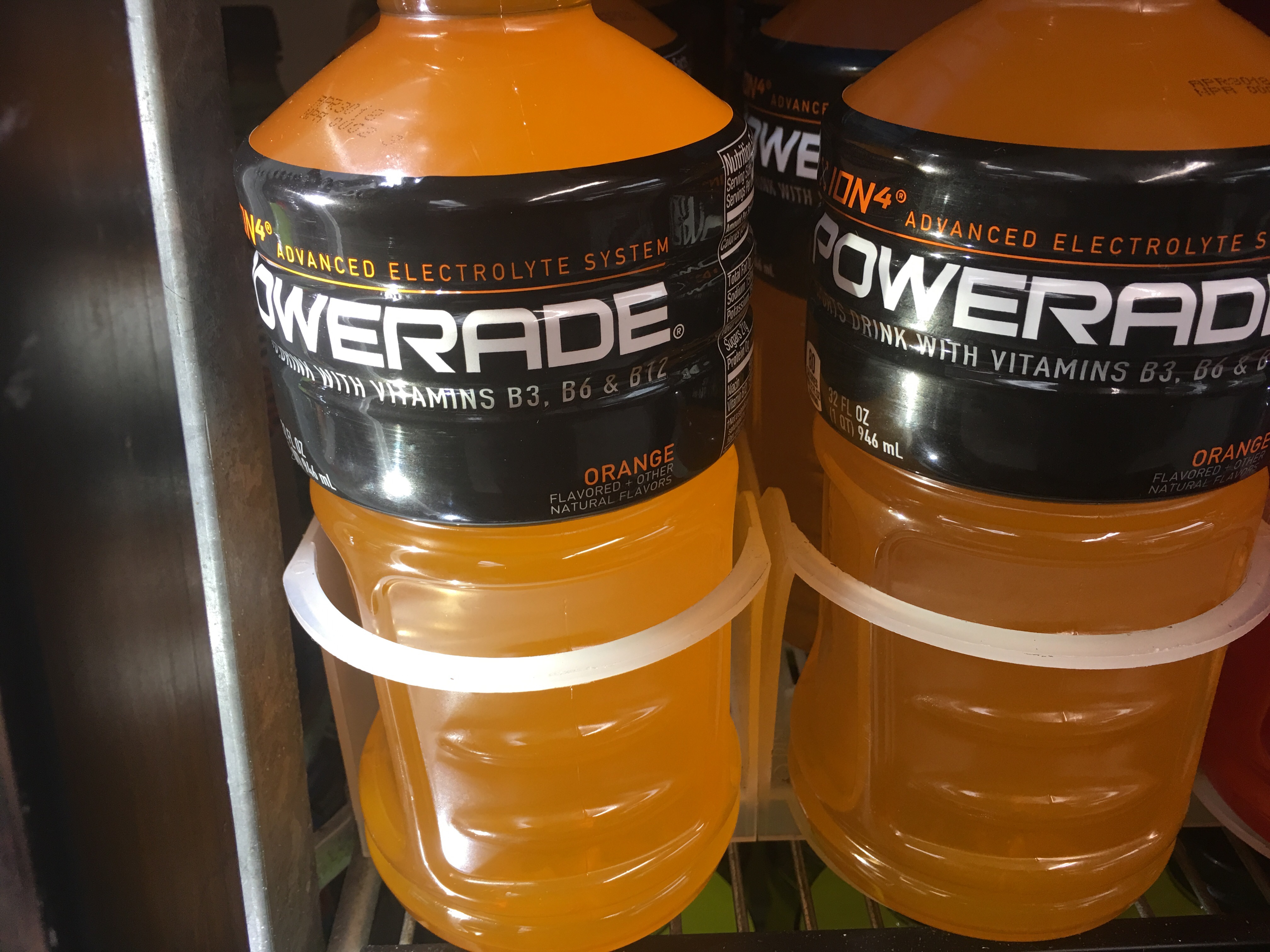 Order 28 oz. Powerade Orange food online from The Ice Cream Shop store, Providence on bringmethat.com