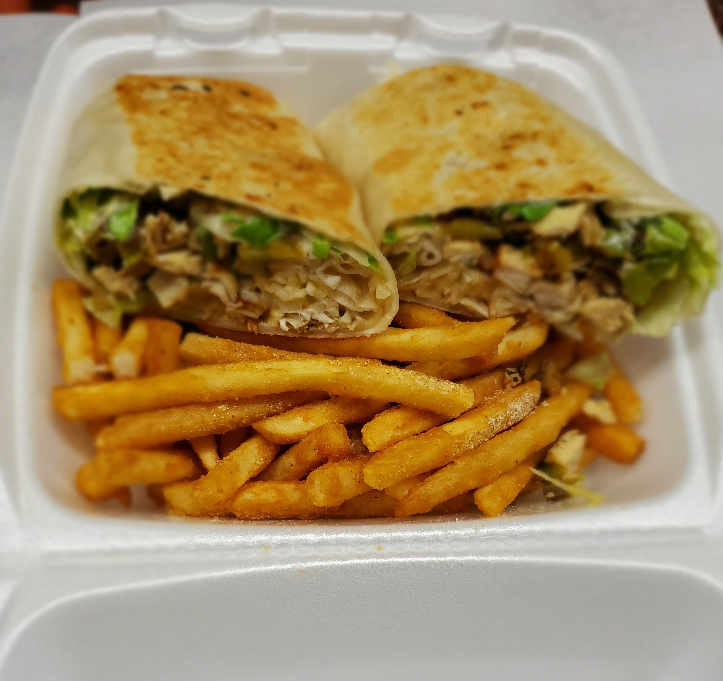 Order chicken Philly wrap food online from Rudy's Grill store, Summit Argo on bringmethat.com