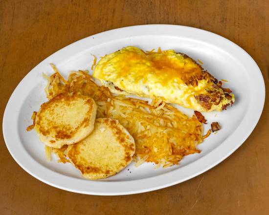 Order All Meat Omelettes food online from Tic Toc Cafe store, Metairie on bringmethat.com
