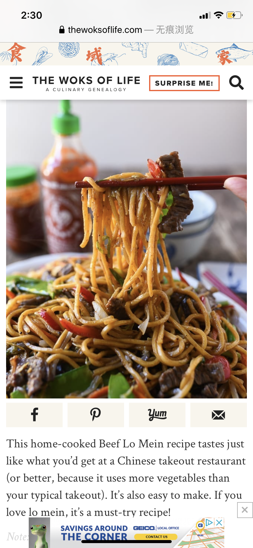 Order 60. Beef Lo Mein food online from Golden house store, Astoria on bringmethat.com