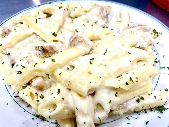 Order Penne Alfredo food online from Menches Brothers Restaurant and Pub store, Uniontown on bringmethat.com
