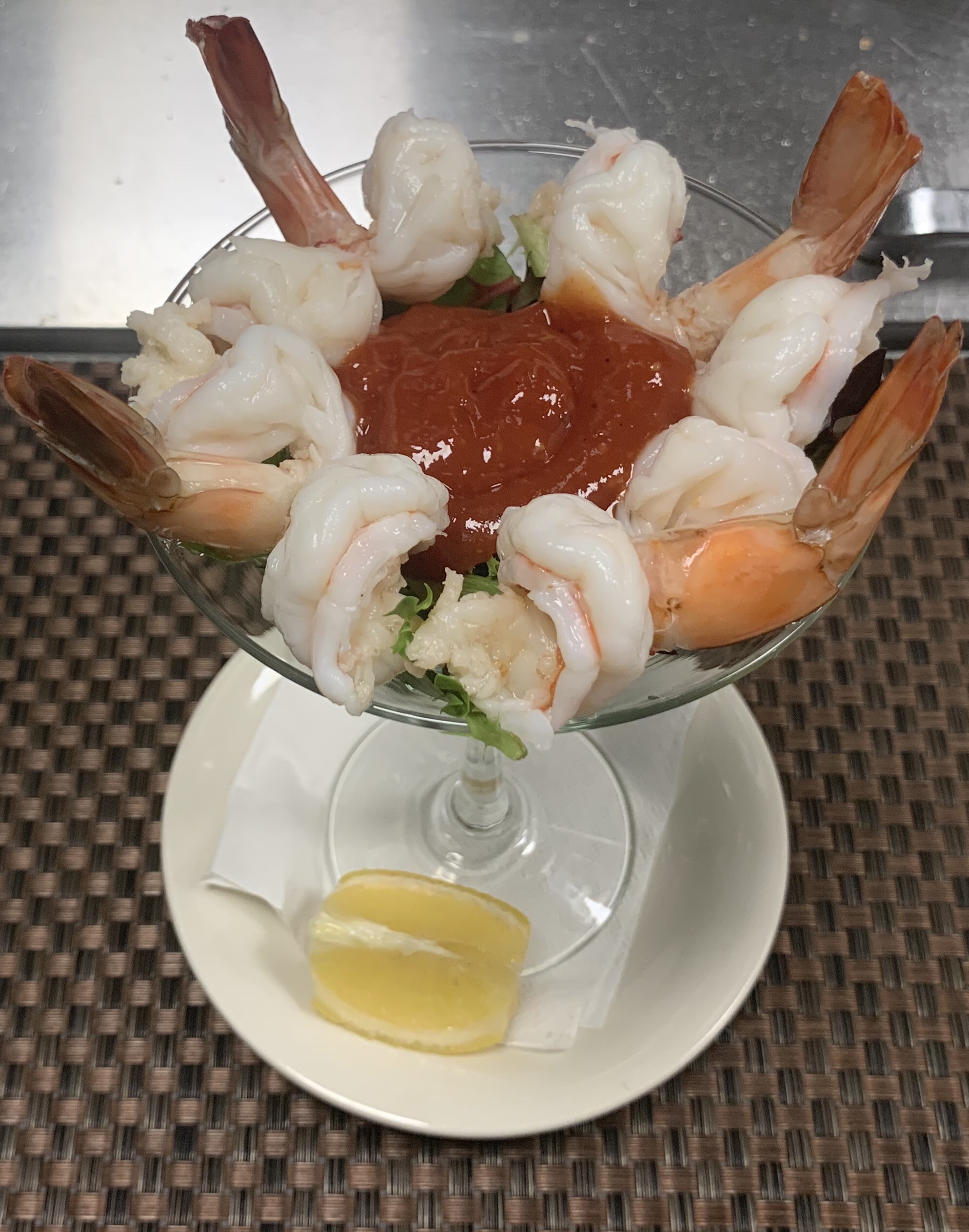 Order Shrimp Cocktail with Fresh Horse Radish food online from Casa Mia Ristorante store, Yonkers on bringmethat.com