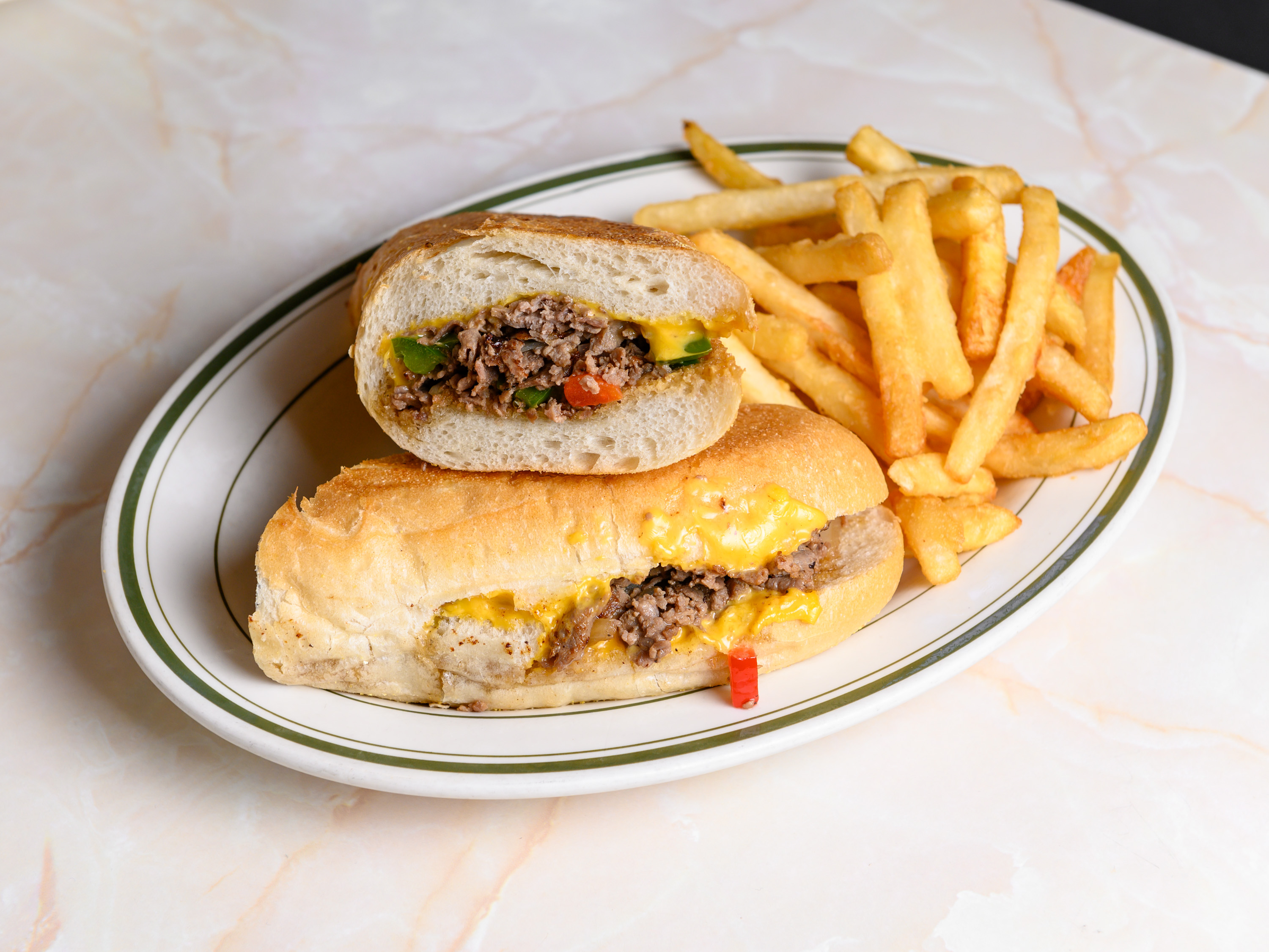 Order Philly Cheesesteak food online from Ritz Diner store, New York on bringmethat.com