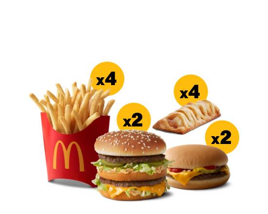 Order Favorites for 4 food online from Mcdonald store, COEUR D'ALENE on bringmethat.com