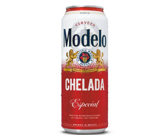 Order Modelo Chelada, 24oz can (7% ABV) food online from Moby Liquor store, Los Angeles on bringmethat.com