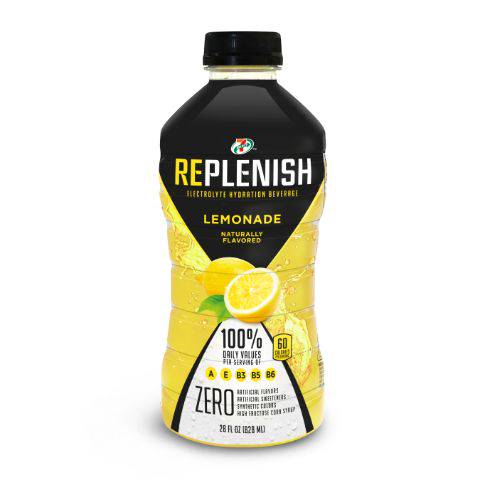 Order 7-Select Replenish Lemonade 28oz food online from 7-Eleven store, Manchester on bringmethat.com