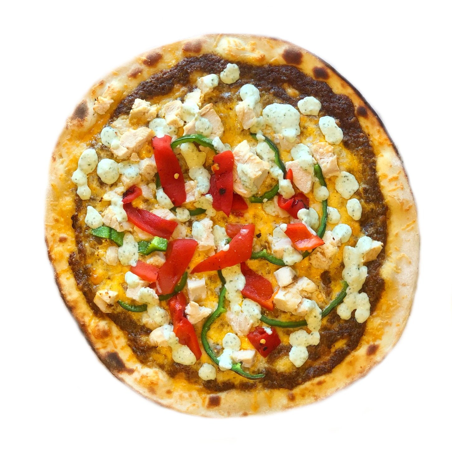 Order Spicy Chipotle Chicken Pizza food online from The Spot Cafe store, Claremont on bringmethat.com