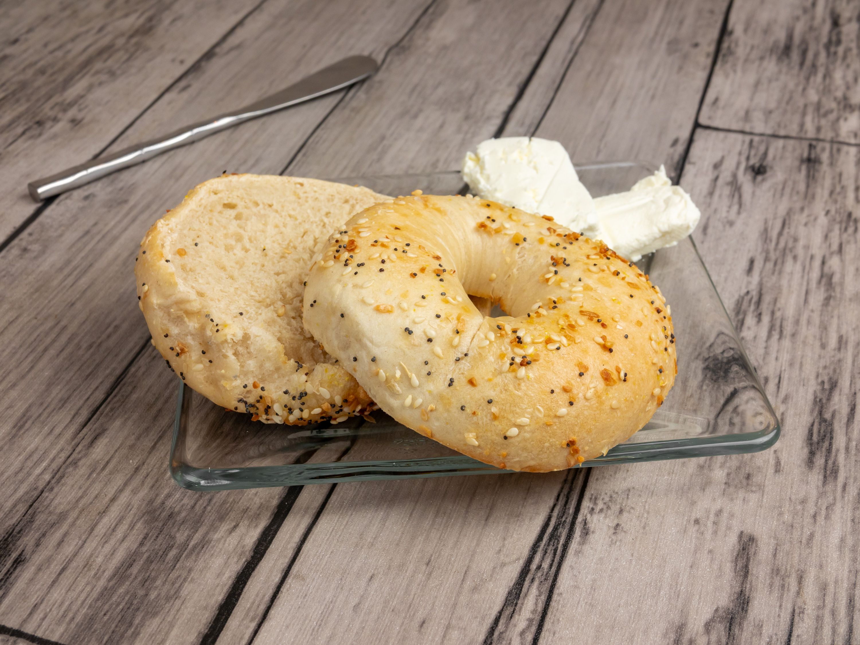 Order Plain Bagel  food online from The Perfect Latte store, Richmond on bringmethat.com