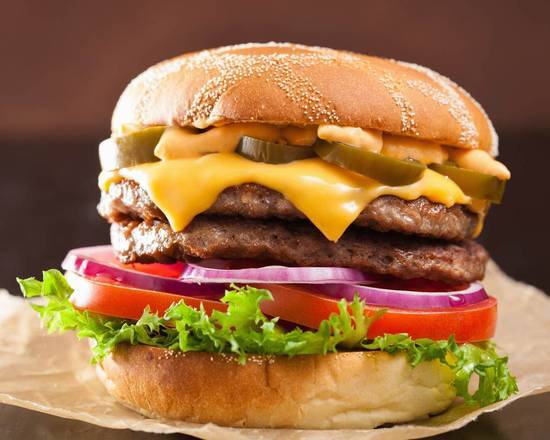 Order Greek Burger food online from Chelsea Deli & Cafe store, New York on bringmethat.com