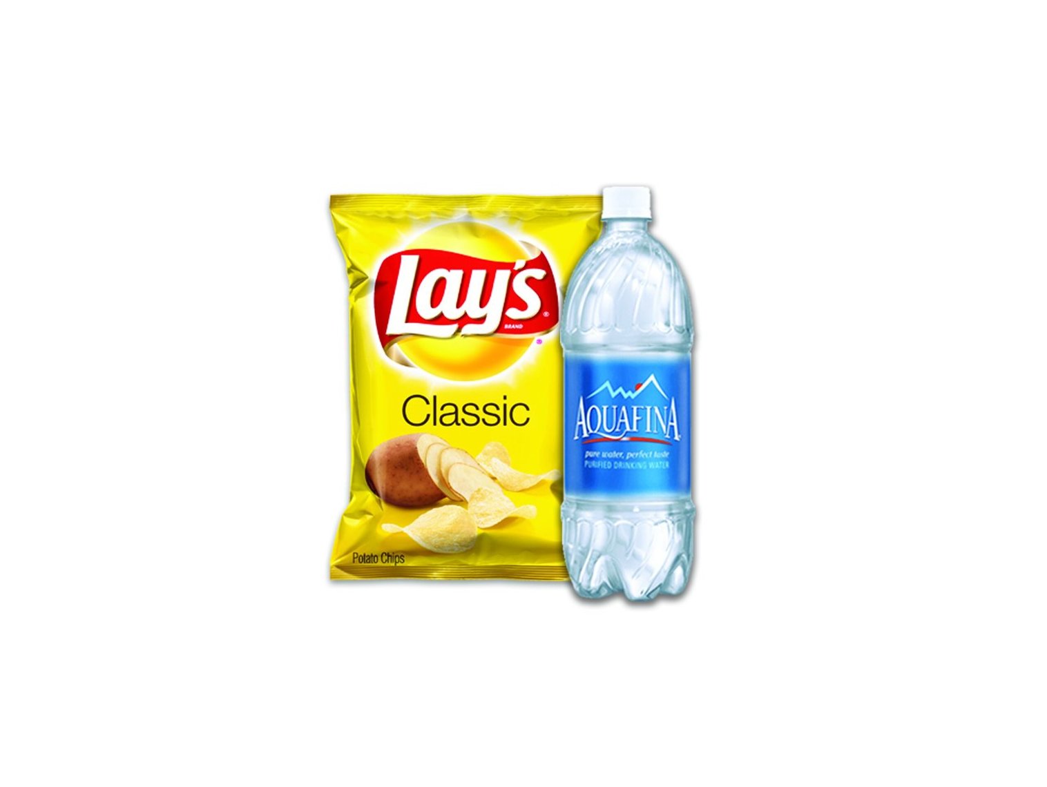 Order Combo Up Chips & Bottled Water (Aquafina) food online from Papa Gino's store, Foxborough on bringmethat.com