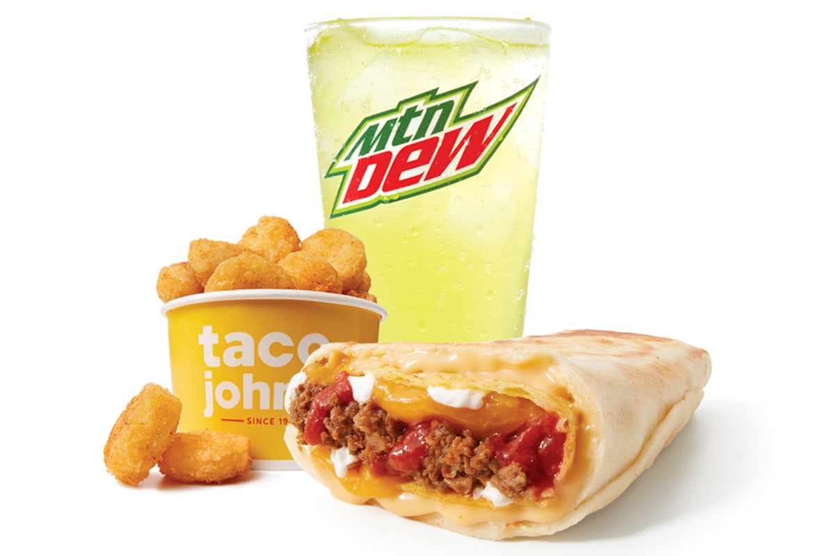 Order Stuffed Grilled Taco Combo food online from Taco John's store, Independence on bringmethat.com