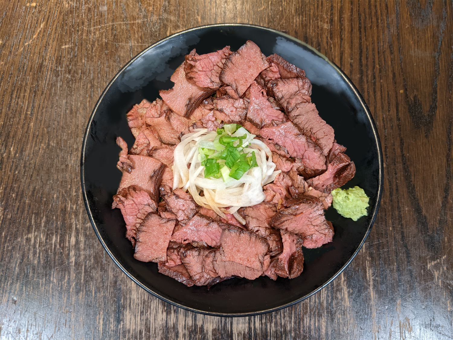 Order Roast Beef Rice Bowl food online from Gyu-Kaku Japanese Bbq store, Austin on bringmethat.com