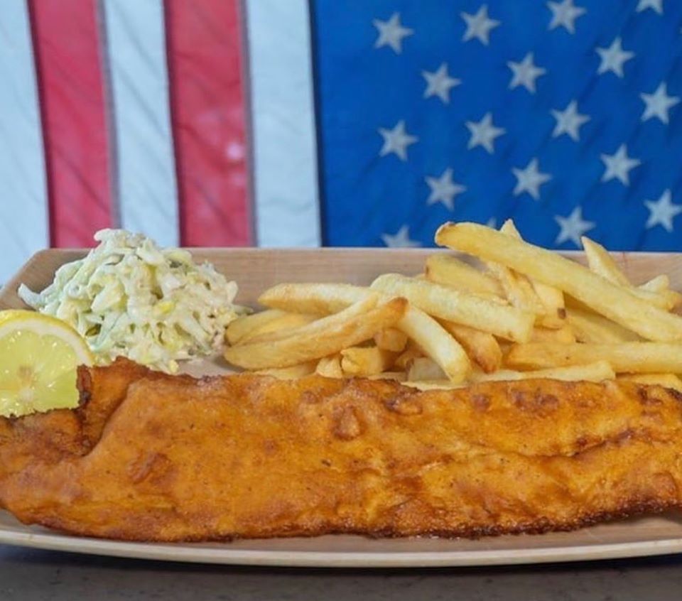 Order Pj's Fish & Chips food online from Skillets Cafe store, Hilton Head Island on bringmethat.com