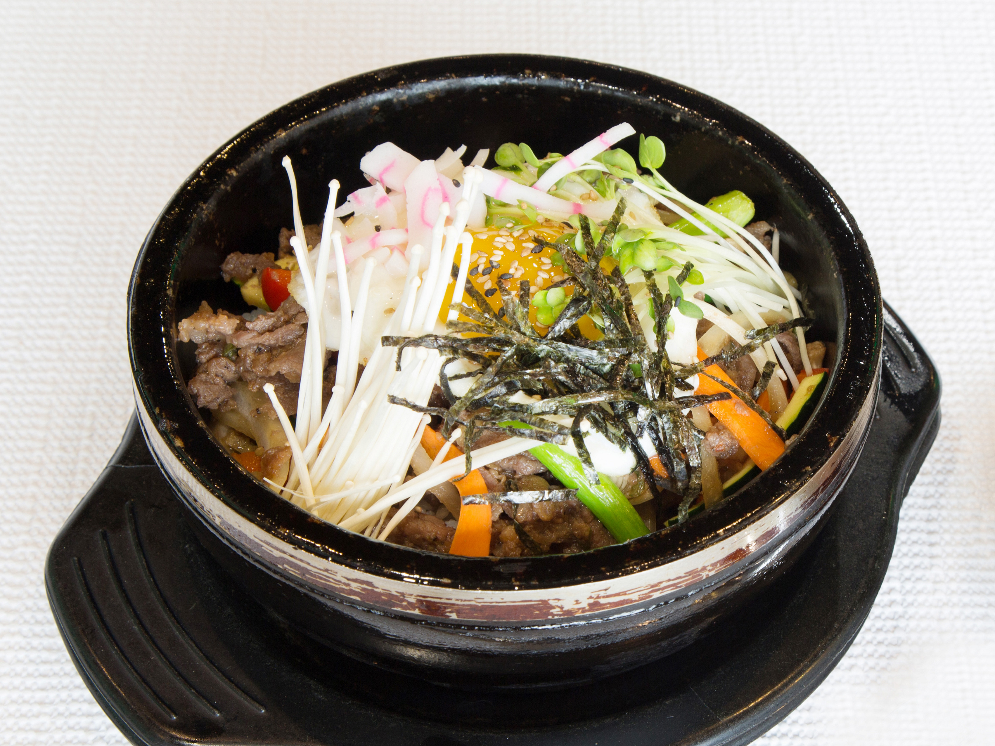 Order 406. Gop Dol Bi Bim Bap food online from Laku Sushi store, Morristown on bringmethat.com