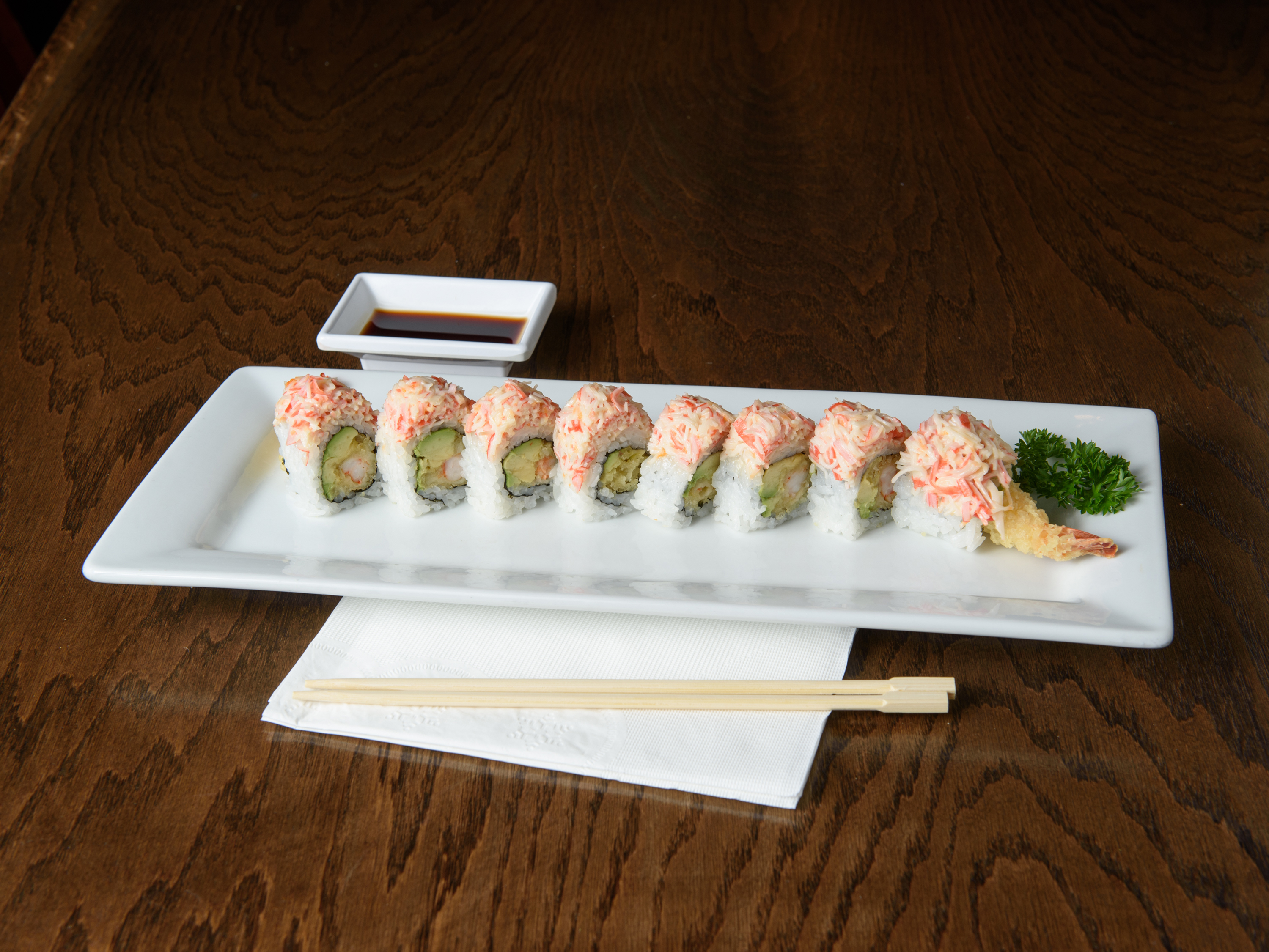 Order Snow Mountain Roll food online from Honkaku Sushi store, Glendale Heights on bringmethat.com