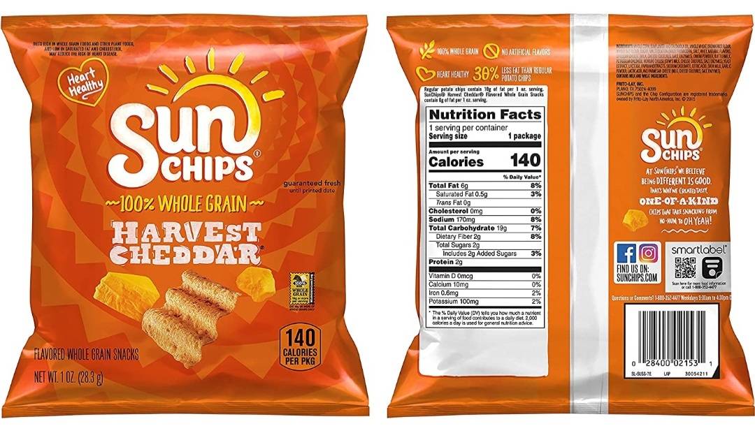 Order Sun Chips Harvest Chedder food online from Chaffle Cafe Catering Cart store, Norcross on bringmethat.com