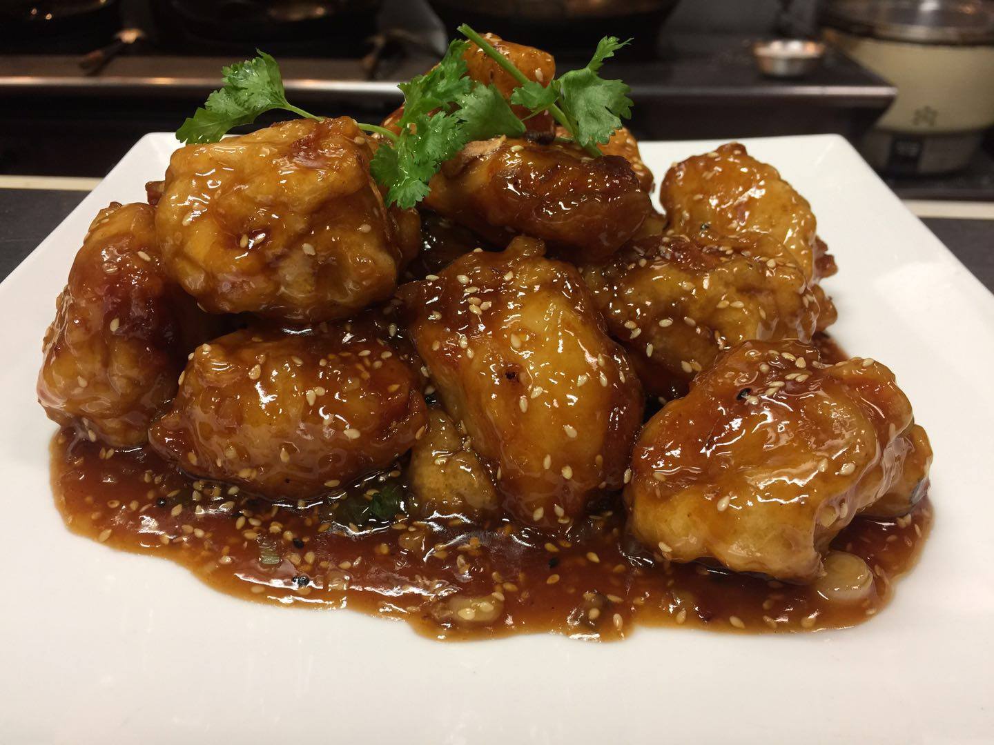 Order Sesame Chicken food online from Blue Ginger Asian Fusion Bistro store, Dublin on bringmethat.com