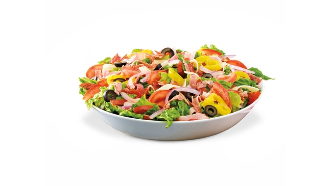 Order Classic Italian Salad food online from Quiznos Sandwich Restaurants store, Brighton on bringmethat.com